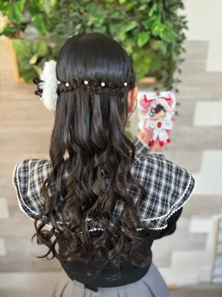 ヘアアレンジ ヘアセット/卒業式 袴着付け✨清水玲歌のヘアスタイル