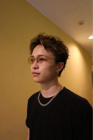 ショート パーマ メンズ 大阪茶屋町 メンズカット関田拳のヘアスタイル