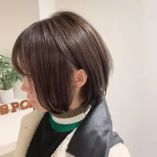 ショート カラー 清水 亮太／赤み消しカラーのヘアスタイル