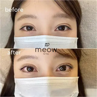マツエク・マツパ Meow by hug.所属・meow RINA 恵比寿🐈🎀のマツエク・マツパデザイン