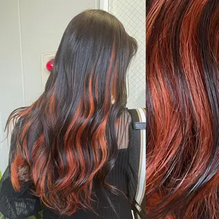 ロング カラー ヘアアレンジ stylist ◎RUKI.のヘアスタイル