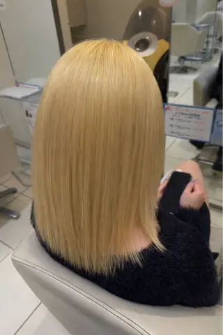 ミディアム 海希/韓国風ヘア /ブリーチ透明カラーのヘアスタイル