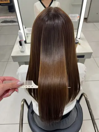 ロング カラー 🎀透明感カラー🎀 稲垣至恩🎀のヘアスタイル