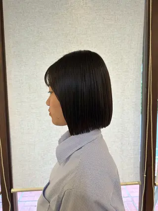 ショート ステージレコ江坂店所属・カツヤマ モエのヘアスタイル