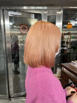 カラー 🫧BUBBLES 新所沢　かとうゆきのヘアスタイル