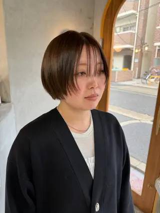 ショート カラー ボブ支持率NO1 🌈CHIKAのヘアスタイル