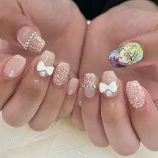 ミディアム 池袋痛ネイル Nok. 渡辺のネイルデザイン