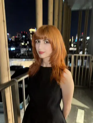 ロング カラー ハイトーン/ピンク カラー/めい🎀のヘアスタイル