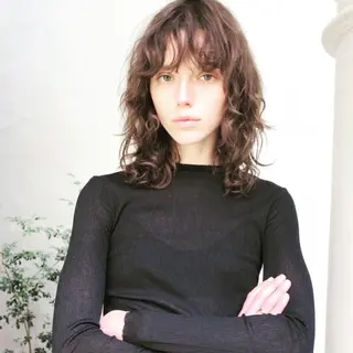 ミディアム パーマ 🌀perm 🌀のヘアスタイル