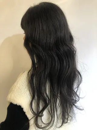 カラー ブリーチカラー🎀 韓国風/寺門美優のヘアスタイル