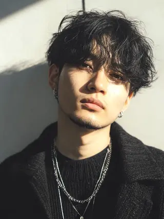 メンズ パーマ 💫お呼ばれヘア💫 men's✨ともえ✨のヘアスタイル