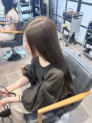 ロング カラー 韓国×髪質改善カラー 💎hinaのヘアスタイル