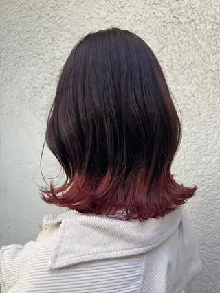 ミディアム 透明感カラー🍃 レイヤースタイル✨葵のヘアスタイル