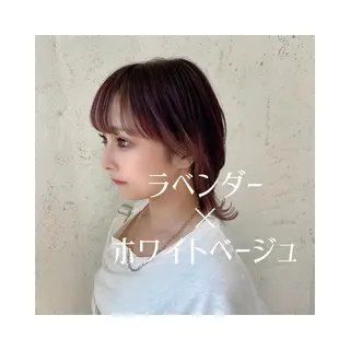 カラー 310【サンイチマル】所属・透明感ハイトーン🦄 キラ🌈のヘアスタイル