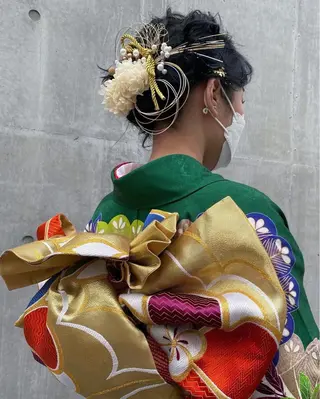 ヘアアレンジ ボブ/レイヤー/艶 🦕risa 森下のヘアスタイル