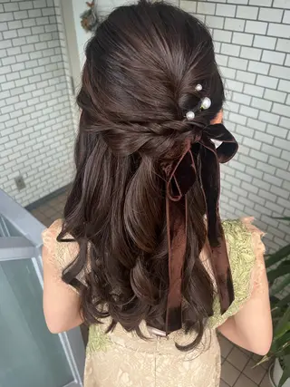 ヘアアレンジ 大人可愛いヘアメイク 💋🧚‍♀️しずかのヘアスタイル