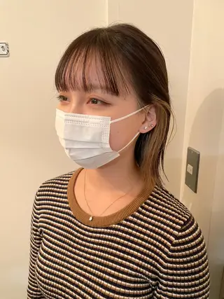 ミディアム コスメパーマ 佐藤　諒のヘアスタイル