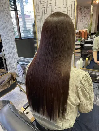 ロング 北村 理奈のヘアスタイル