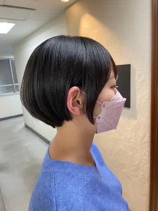 ショート カラー ヘアアレンジ maoブリーチ無し 似合わせカラーのヘアスタイル