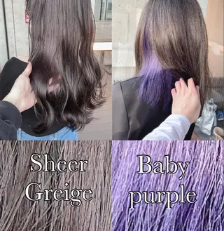 セミロング merci JUNKIのヘアスタイル