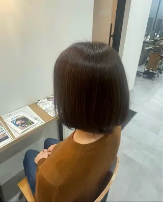 ショート カラー ルプラボウ りく/艶カラーのヘアスタイル