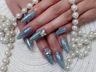 ネイル ネイルサロンAiri 長さ出し·シンプルのネイルデザイン