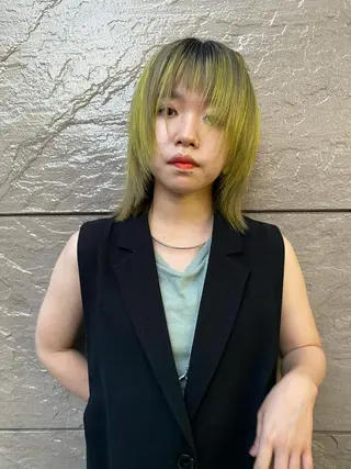 ショート カラー 似合わせウルフ/ レイヤー/山本祐輔のヘアスタイル