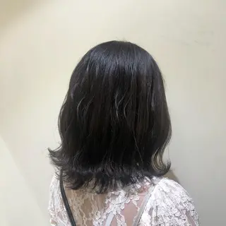 セミロング カラー 佐久間 成恵のヘアスタイル