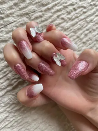 ロング カラー ヘアアレンジ キッズ ネイル マツエク・マツパ アイブロウ 福田 加奈のネイルデザイン