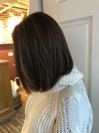 ミディアム 島本 燎のヘアスタイル