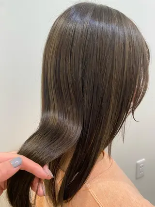 セミロング カラー マツモト カラー/ショートボブのヘアスタイル