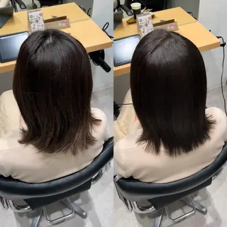 ミディアム カラー 髪質改善ヘアケア 艶髪特化/上田のヘアスタイル