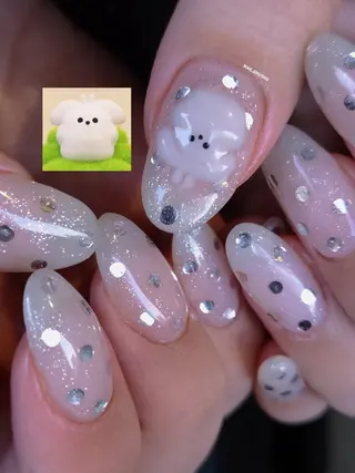 ネイル 3dパーツ/流行り 👧shushu❤️のネイルデザイン