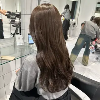 ロング カラー ヘアアレンジ 透明感ラベンダー💗 SHOのヘアスタイル
