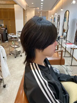 ミディアム メンズ カット特化型 美容師/栗本のヘアスタイル