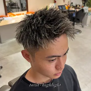 カラー パーマ メンズ FuLAM Hair Designers*所属・山口 麻香のヘアスタイル