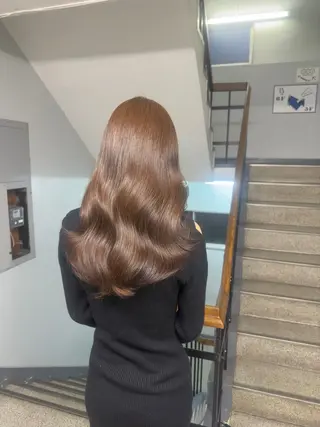 ロング カラー レイヤーカット× 前髪カット片山聖のヘアスタイル