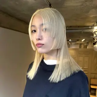 セミロング suu 渋谷所属・Mirai /ナチュラルモードのヘアスタイル