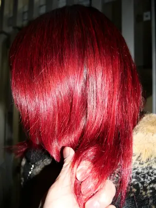 カラー カットモデル FILMSりくのヘアスタイル