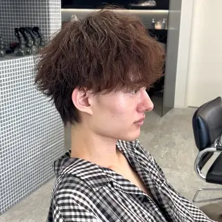 メンズ ハイトーン/韓国 レイヤー🎀まおのヘアスタイル