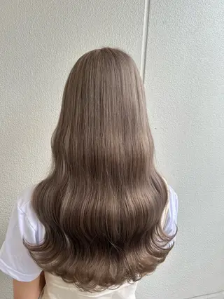 ロング カラー ヘアアレンジ 《暖色/韓国hair 》🇰🇷桑原ユキネのヘアスタイル