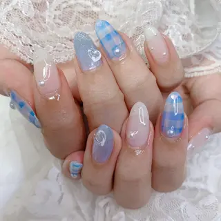 ネイル La neige* yuki 🥯🍑のネイルデザイン