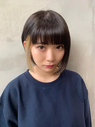 ショート カラー 🉐レイヤー/塩見 弘樹🉐渋谷のヘアスタイル