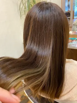 セミロング カラー 🌻井上 マリー🌻のヘアスタイル