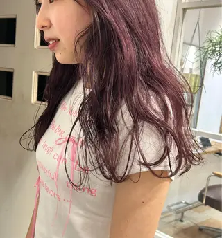 ミディアム カラー じゅわっと暖色カラー 🍊Moemiのヘアスタイル