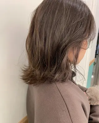 ミディアム ୨୧柔らかいカラー nozomi ୨୧のヘアスタイル