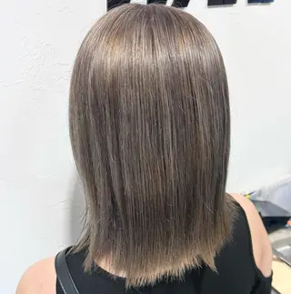 ショート 艶カラー/レイヤー /メンズ/マツエクのヘアスタイル