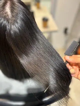 パーマ 艶髪酸性ストレート /髪質改善/寺田警二のヘアスタイル