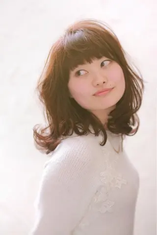 ミディアム 平 一裕のヘアスタイル