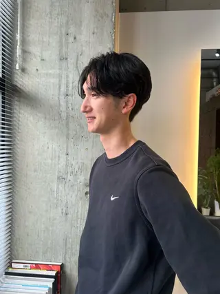 パーマ メンズ Nece所属・鈴木 よつはのヘアスタイル